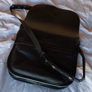 Black Leather Querida Bag